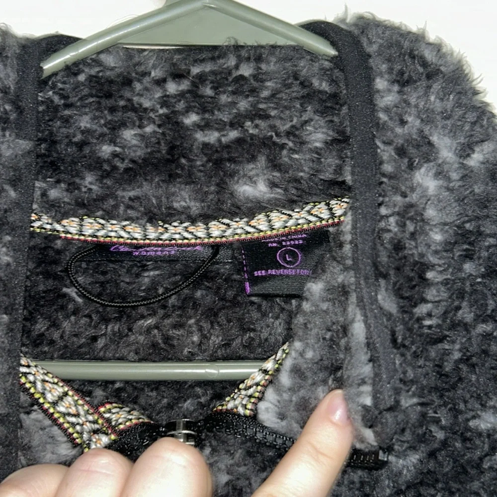 3/$10 Canyon Creek Womens Sherpa Pullover Sz Large - Picture 3 of 4